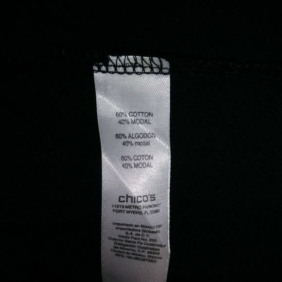 3 for $25 Chicos Weekends Open Back Blouse XL - Picture 4 of 5